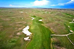 Sand Hills 16th Fairway Aerial